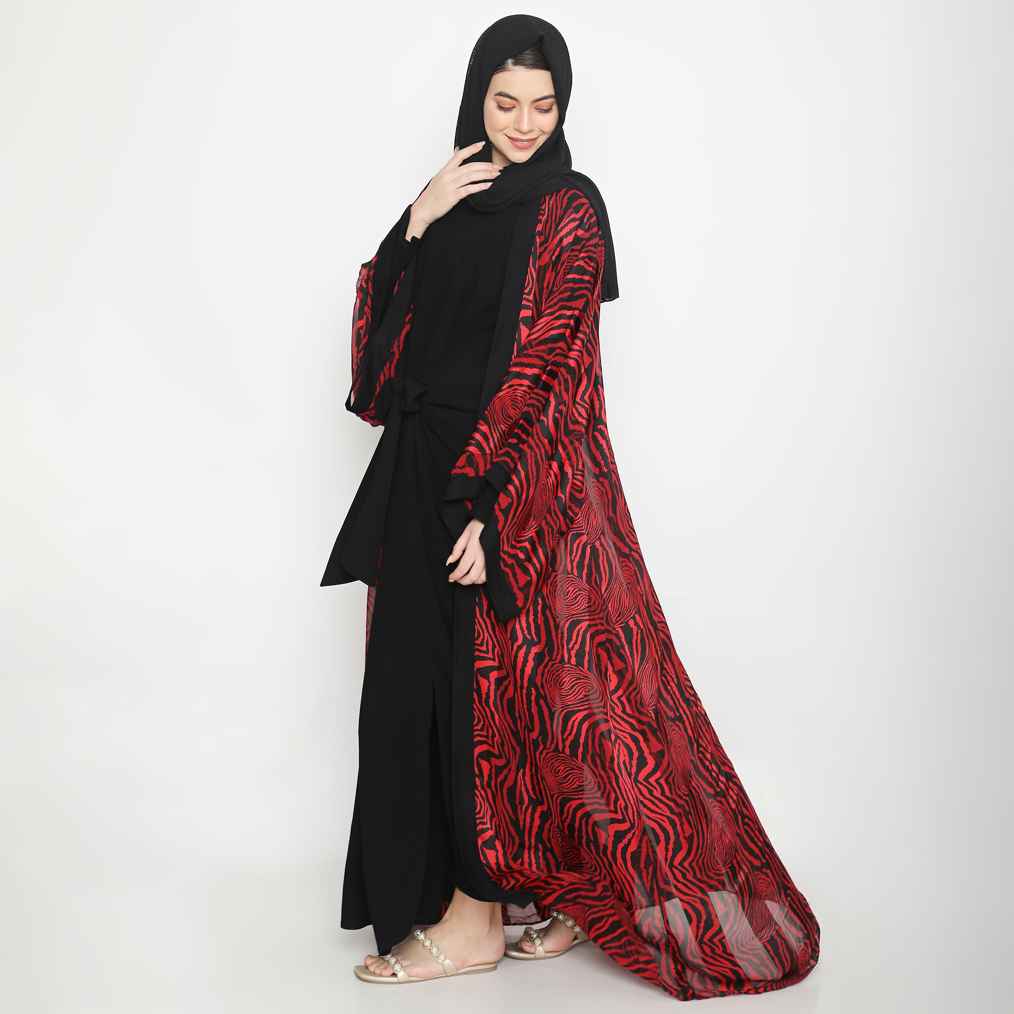 A-Line Zip Abaya- SK3 – The Hijab Spirit A-Line Zip Abaya- SK3 – The Hijab Spirit